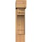 Ekena Millwork Merced Block Smooth Bracket w/ Offset Brace, Western Red Cedar, 7 1/2"W x 24"D x 32"H BKT0806X24X32MRC05SWR - alternate 2